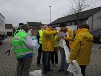 zwerfvuilactie N-VA Asse in Asbeek