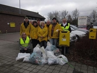 zwerfvuilactie N-VA Asse en Jong N-VA